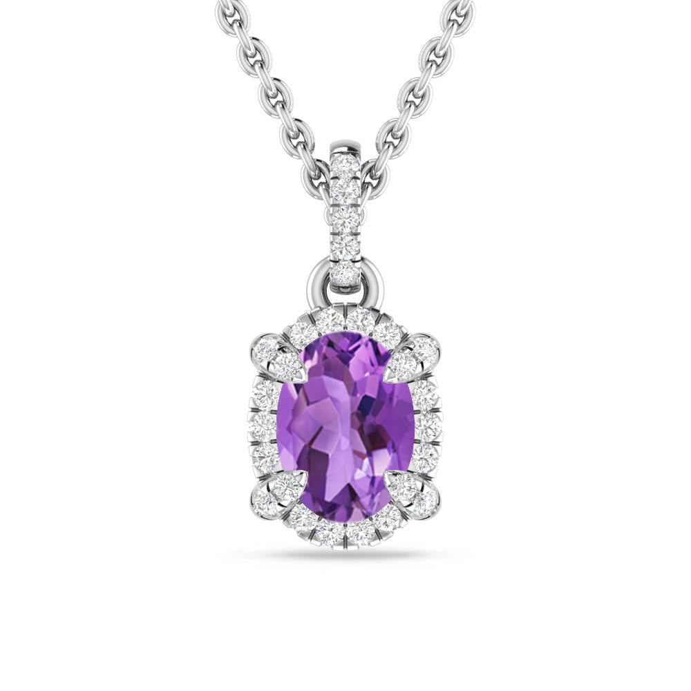 White Gold - Amethyst