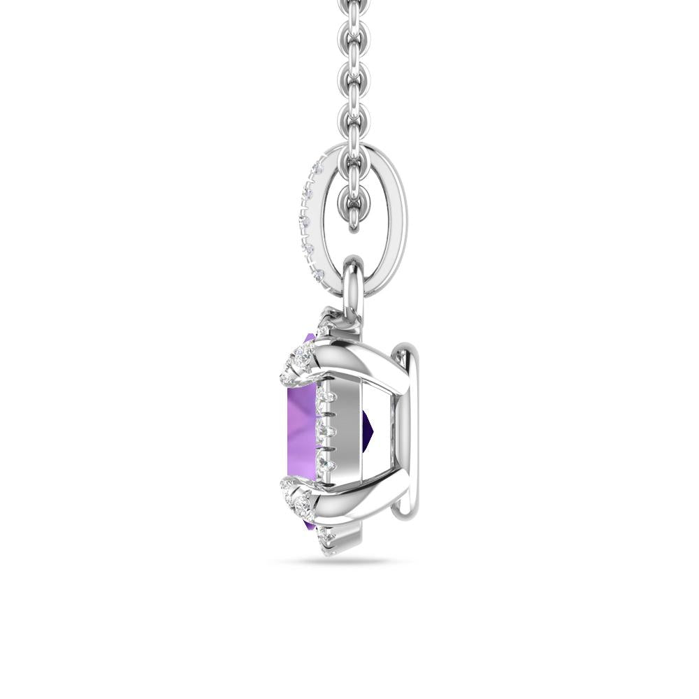 White Gold - Amethyst