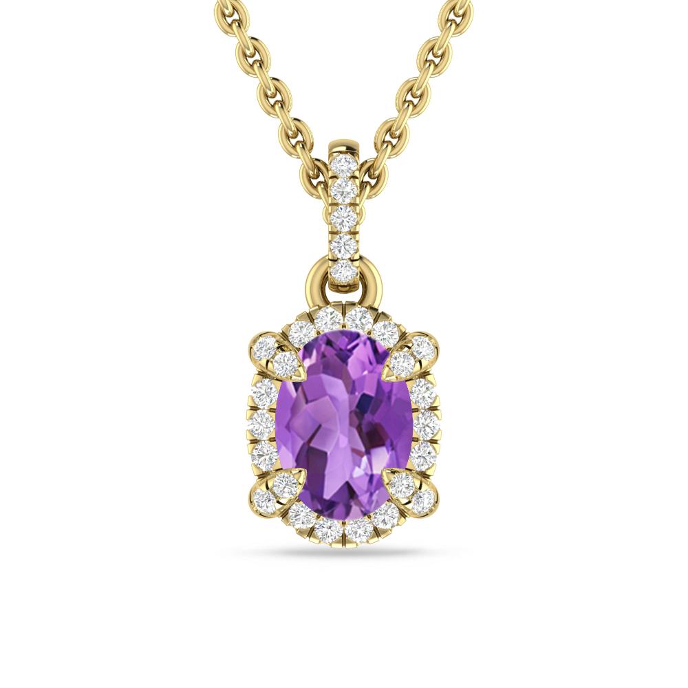 Yellow Gold - Amethyst