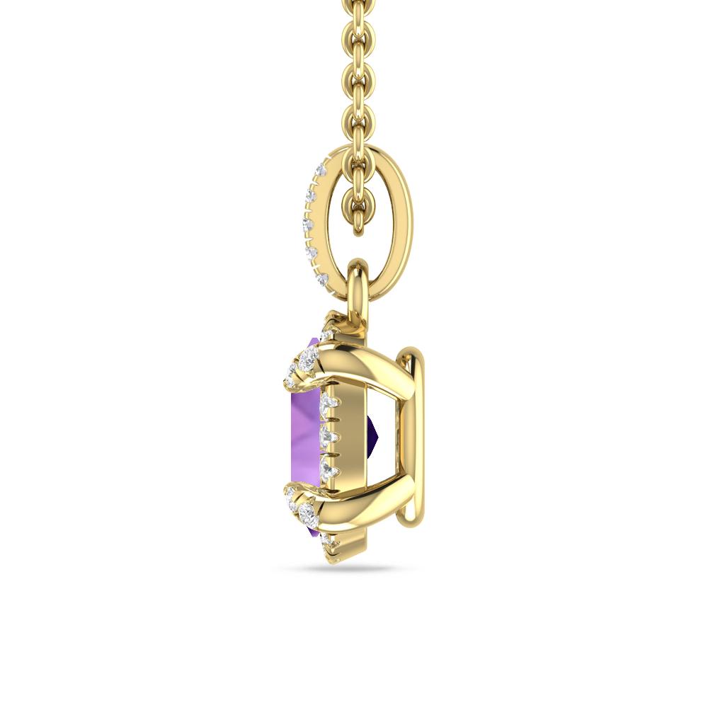 Yellow Gold - Amethyst