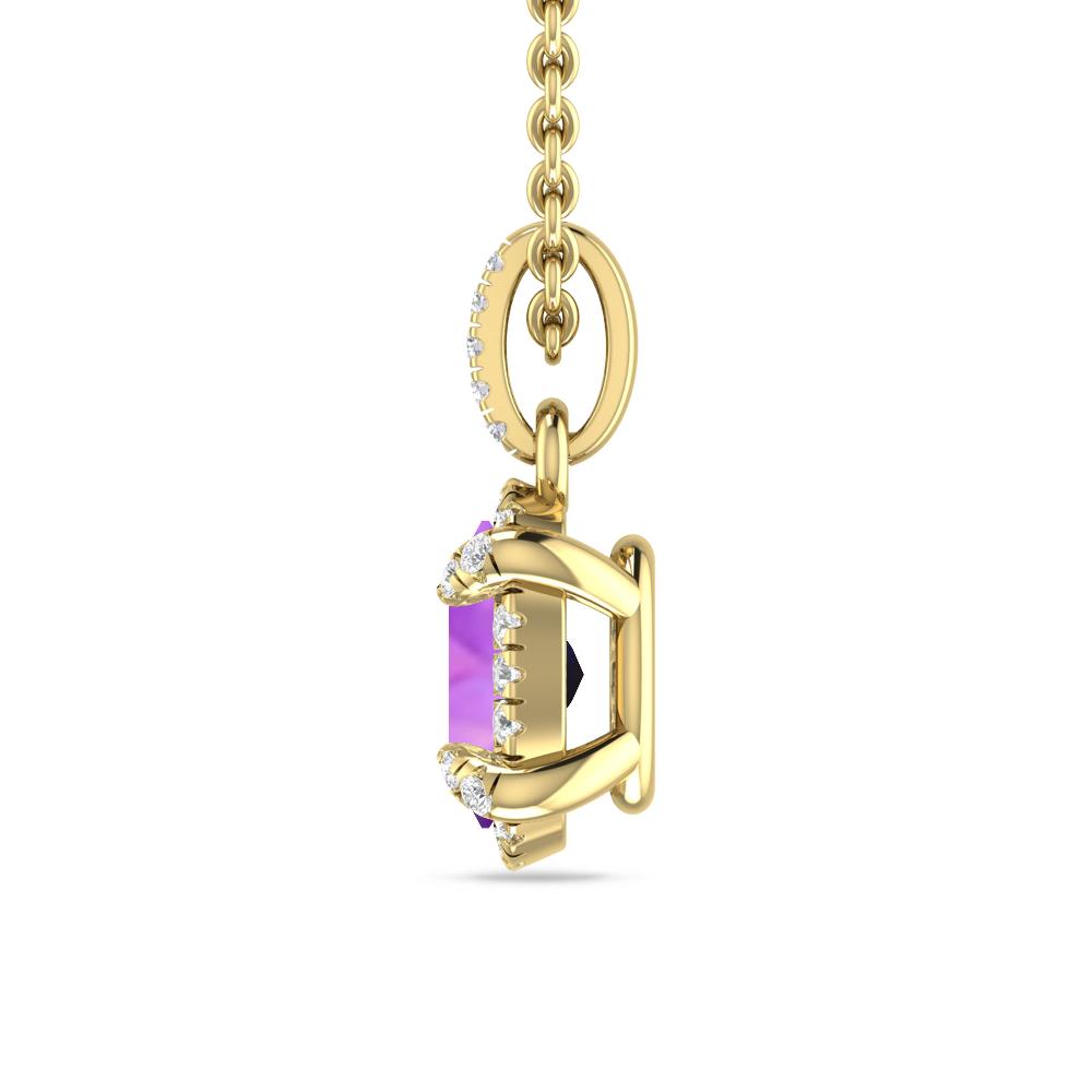 Yellow Gold - Amethyst