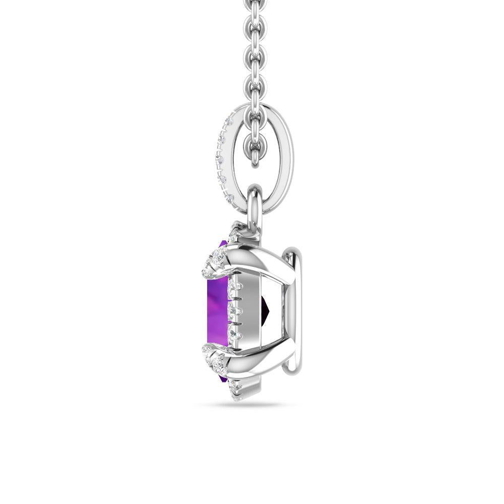 White Gold - Amethyst