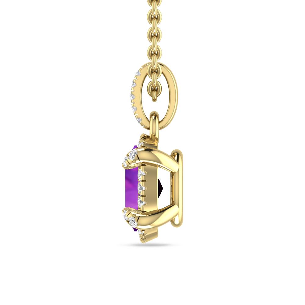 Yellow Gold - Amethyst