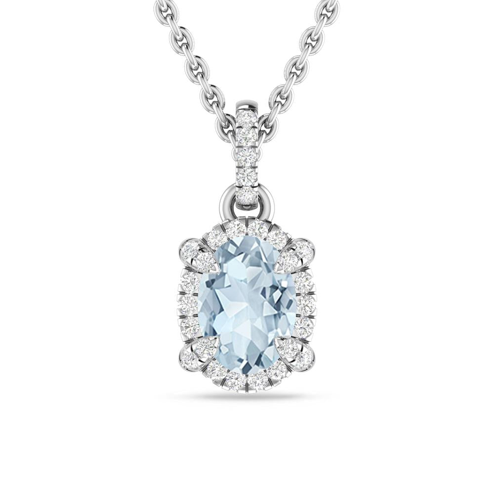 White Gold - Aquamarine