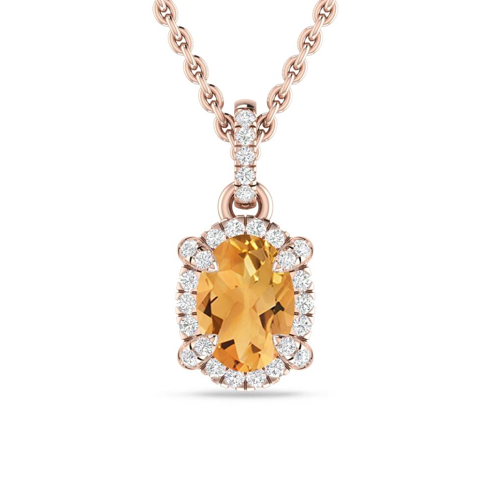 Rose Gold - Citrine