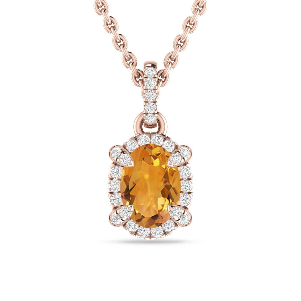 Rose Gold - Citrine