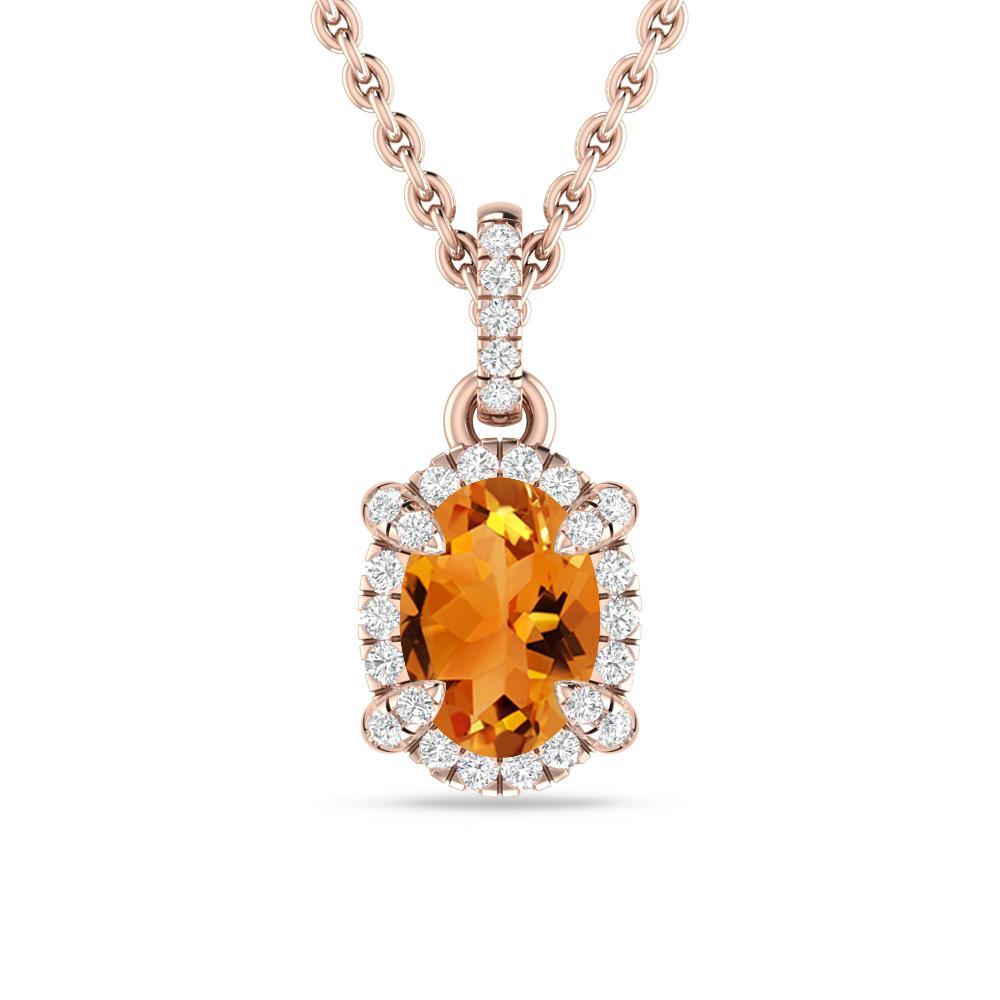 Rose Gold - Citrine