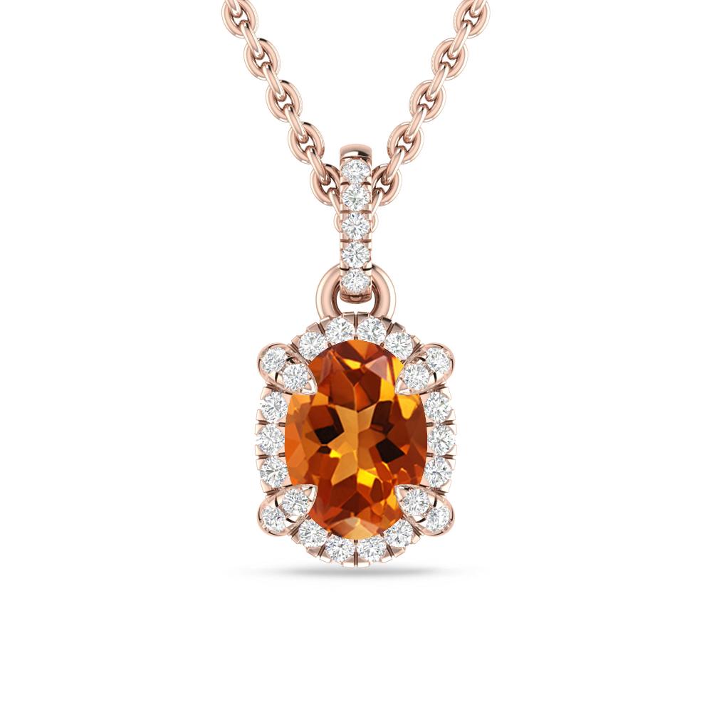 Rose Gold - Citrine