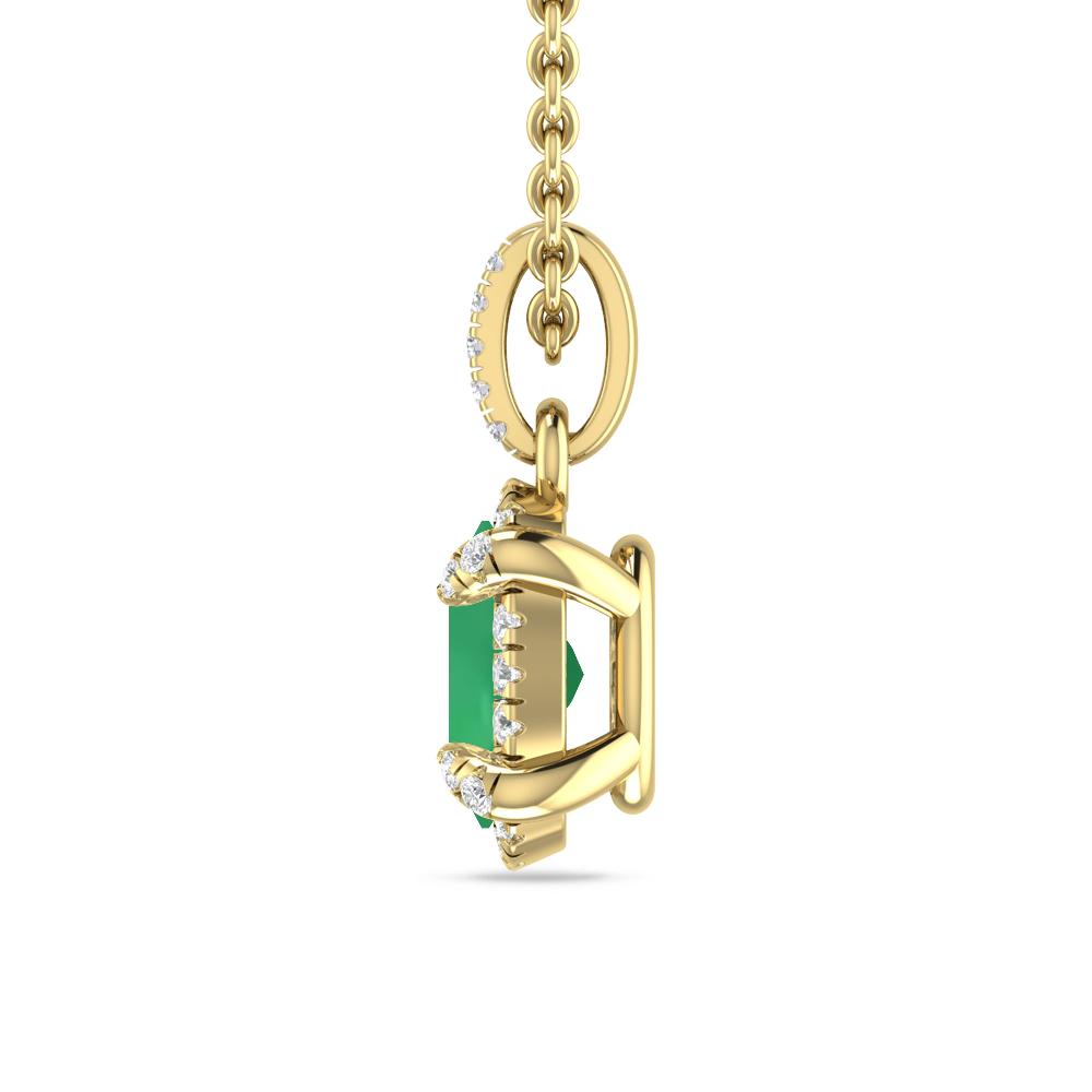 Yellow Gold - Emerald