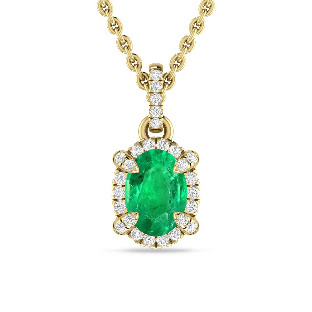 Yellow Gold - Emerald