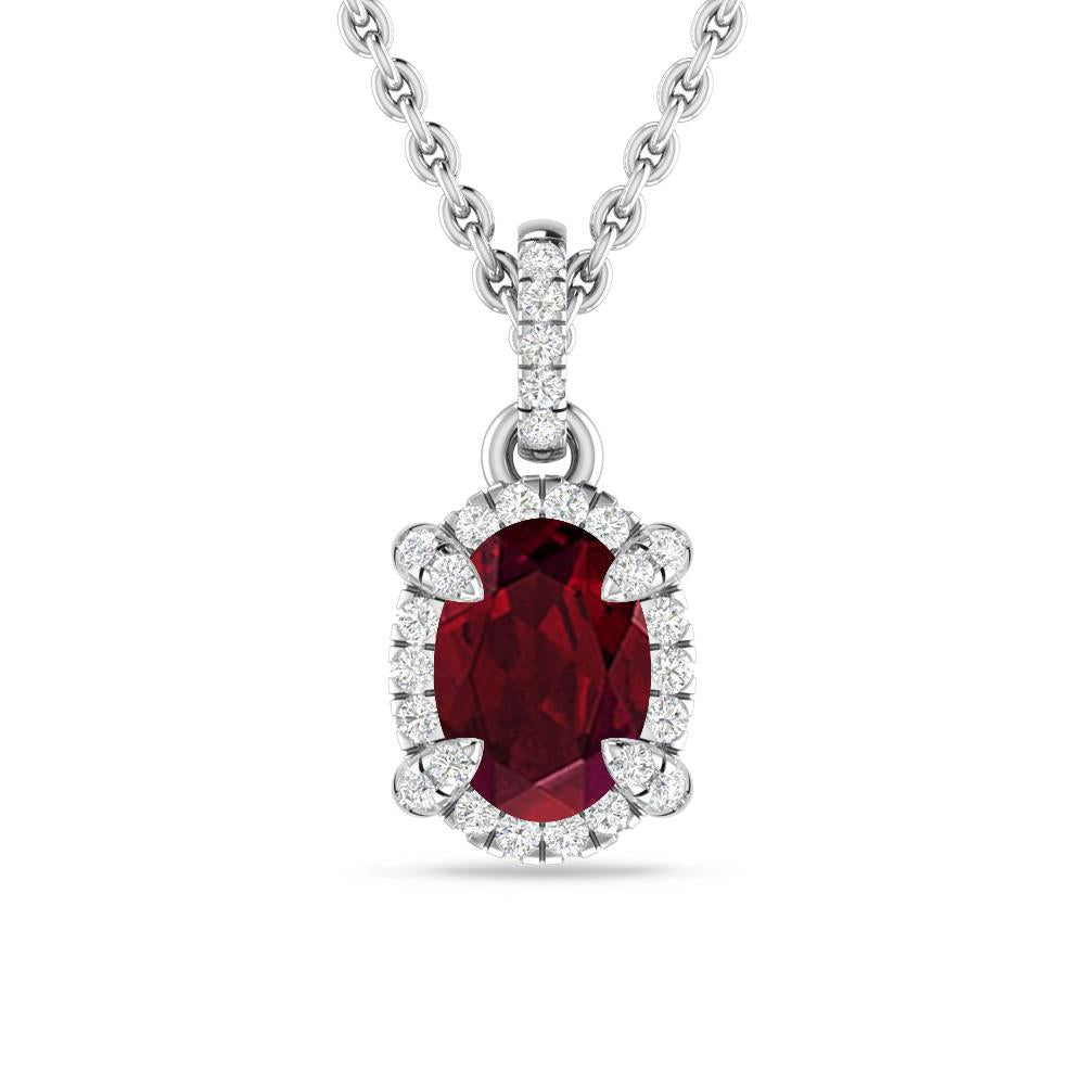 White Gold - Garnet