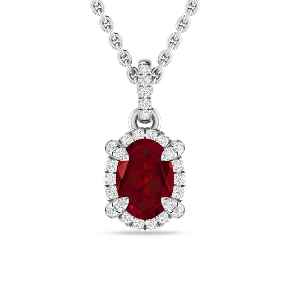 White Gold - Garnet