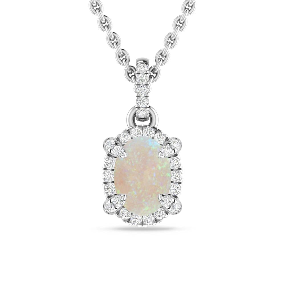 White Gold - Opal