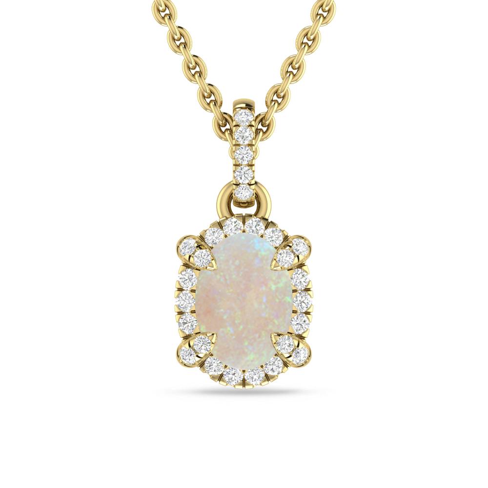 Yellow Gold - Opal