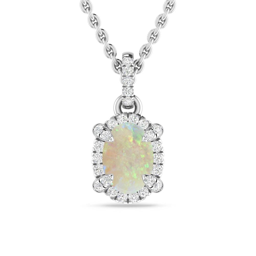 White Gold - Opal