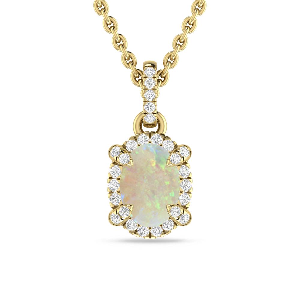 Yellow Gold - Opal