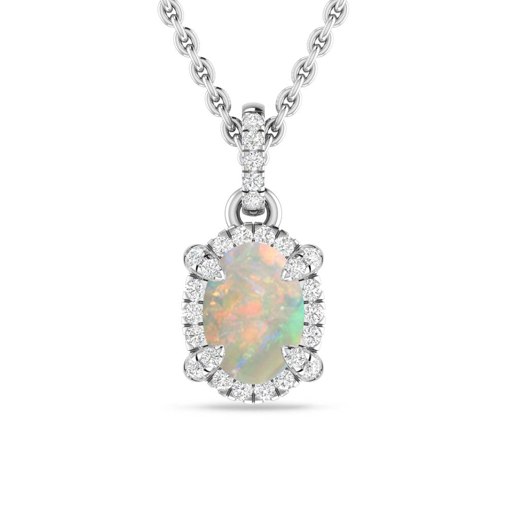 White Gold - Opal