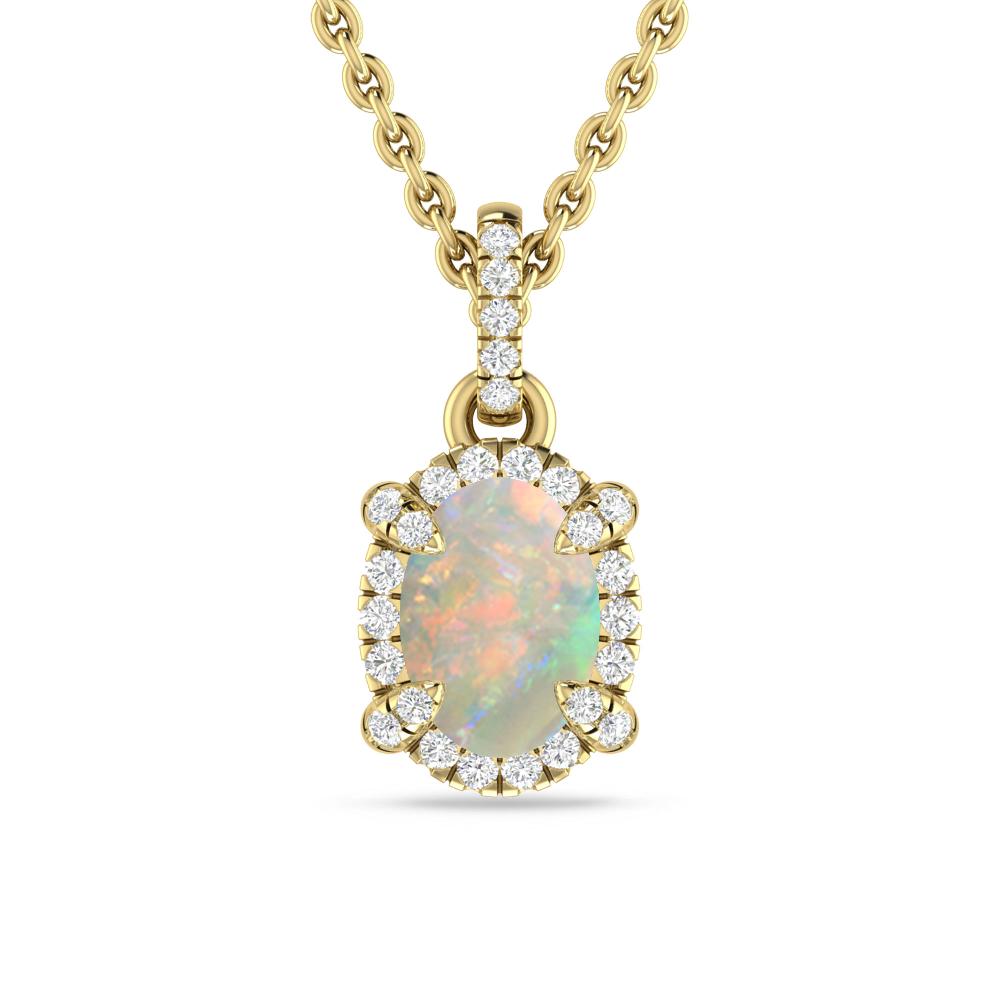 Yellow Gold - Opal