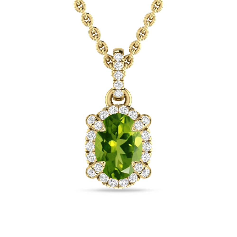 Yellow Gold - Peridot