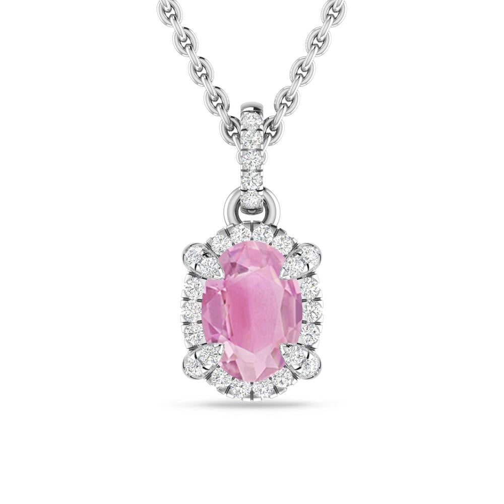 White Gold - Pink Tourmaline