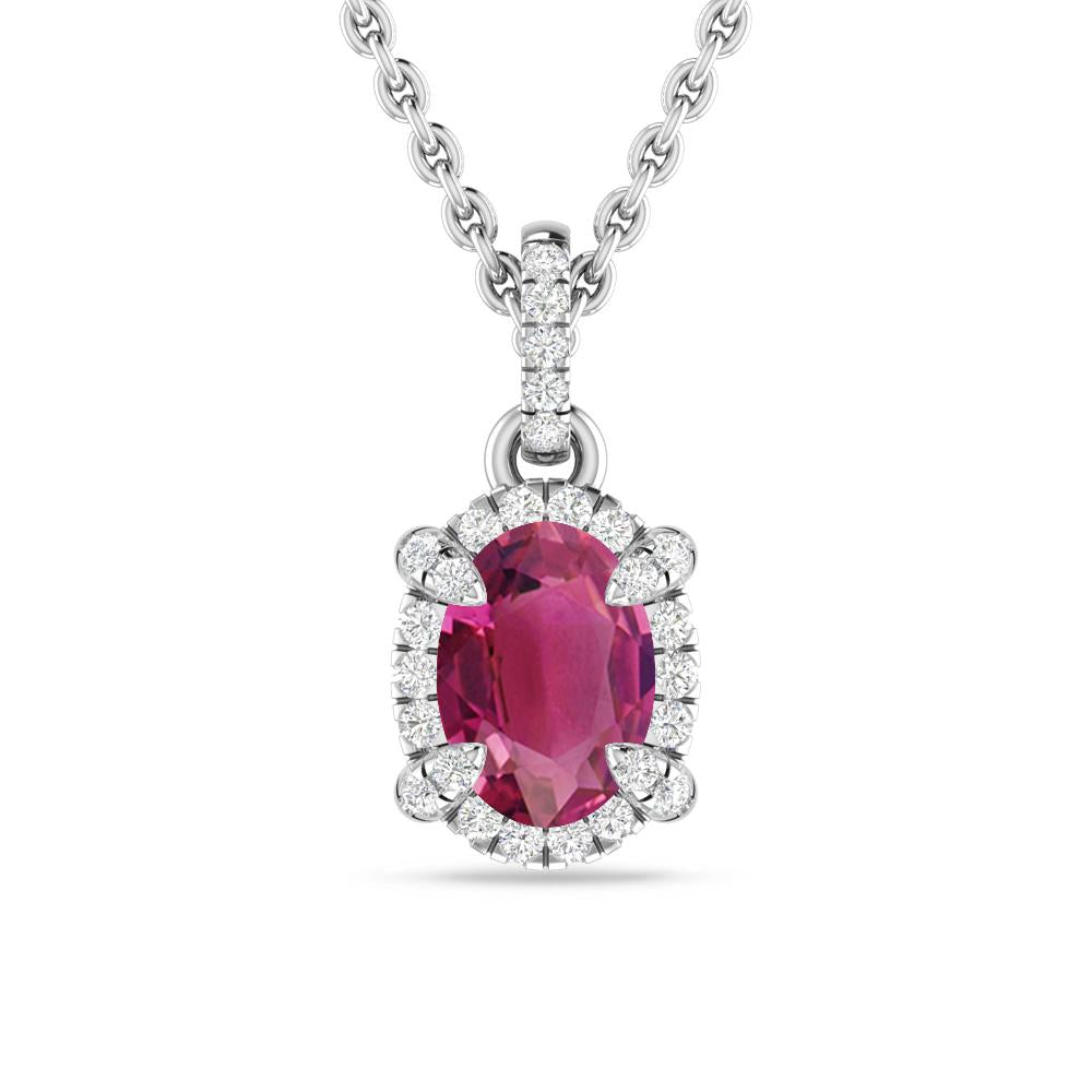 White Gold - Pink Tourmaline