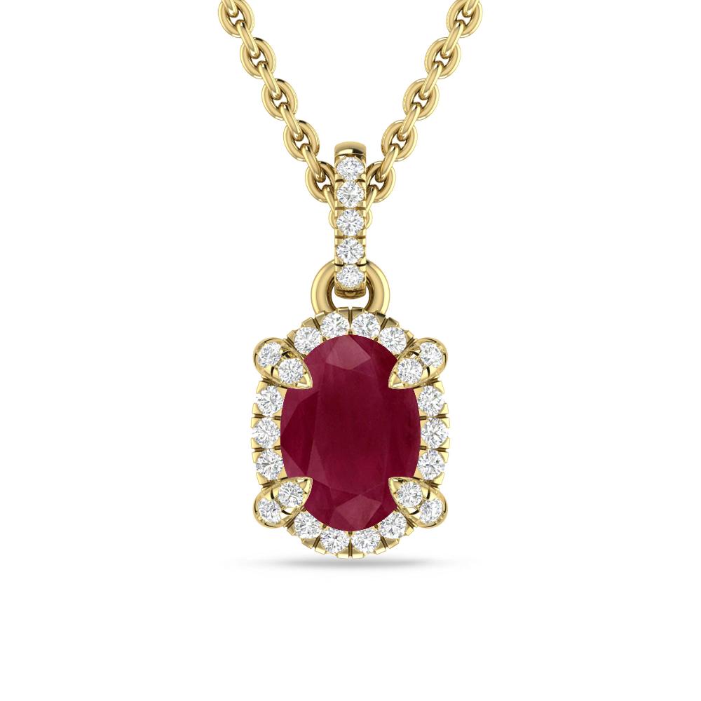 Yellow Gold - Ruby