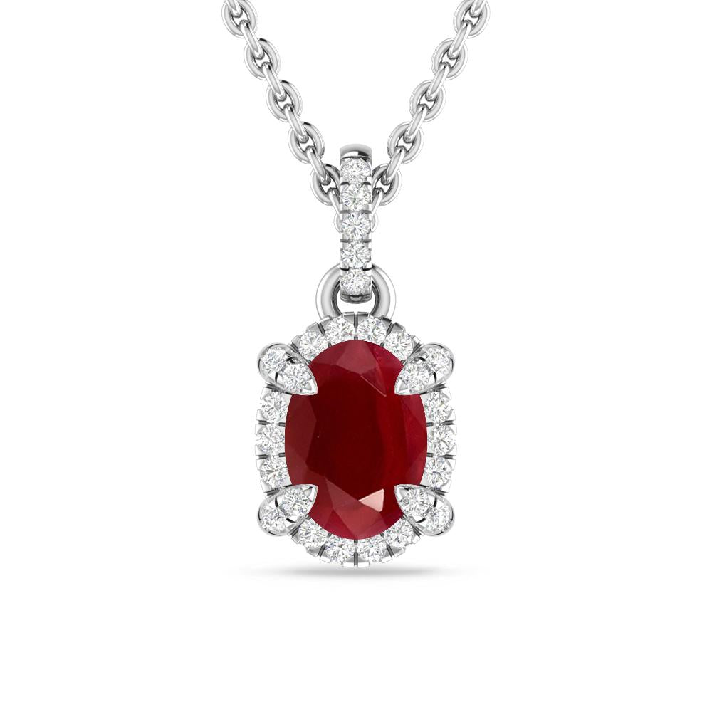 White Gold - Ruby