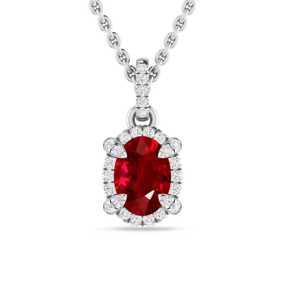 White Gold - Ruby