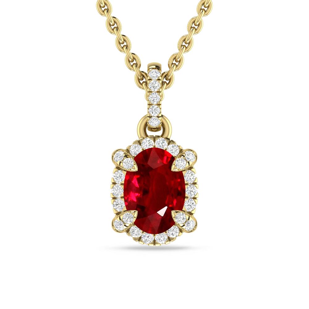 Yellow Gold - Ruby