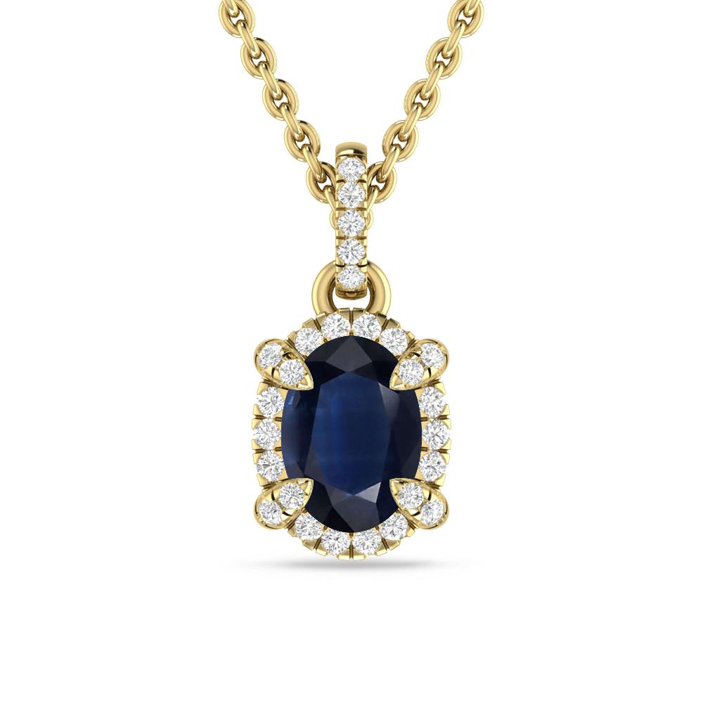 Yellow Gold - Sapphire