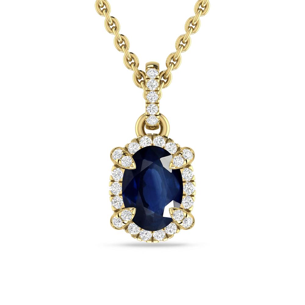 Yellow Gold - Sapphire