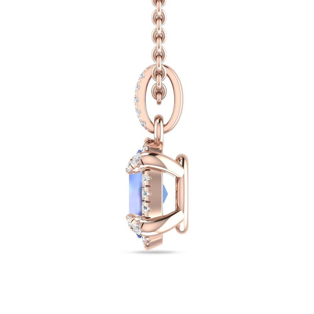 Rose Gold - Tanzanite