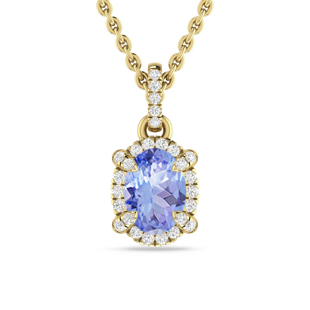 Yellow Gold - Tanzanite