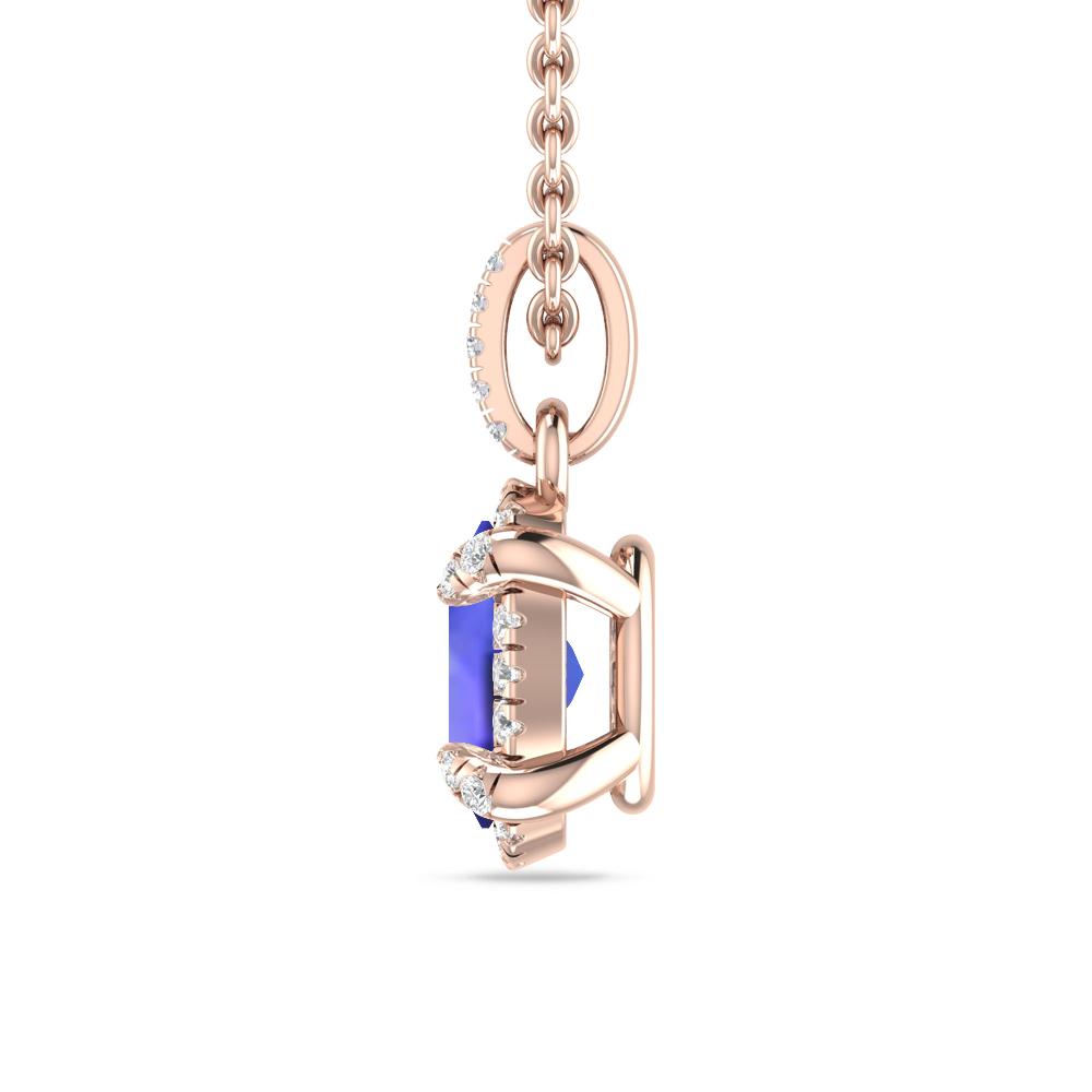 Rose Gold - Tanzanite