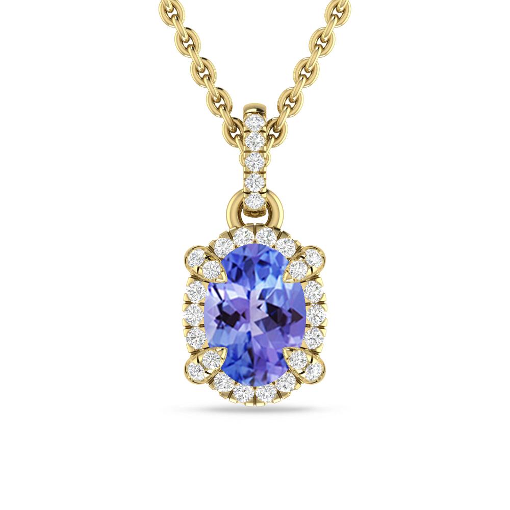 Yellow Gold - Tanzanite