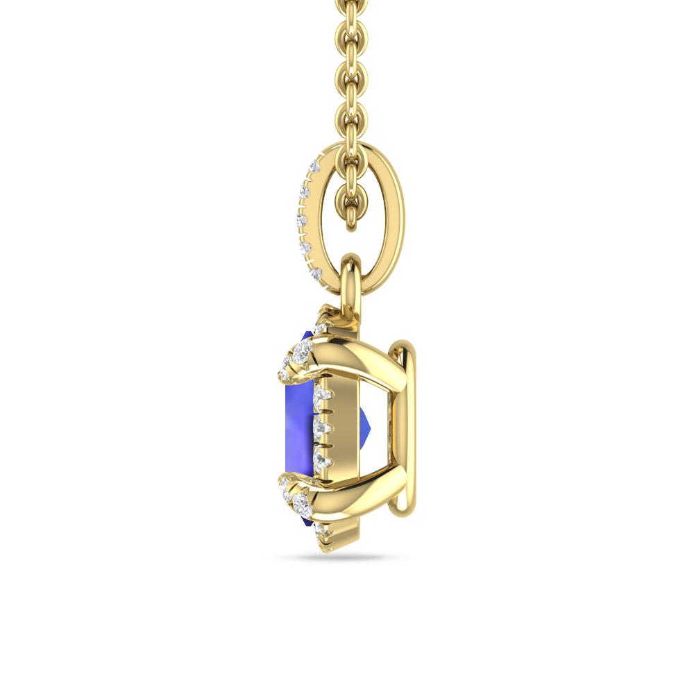 Yellow Gold - Tanzanite