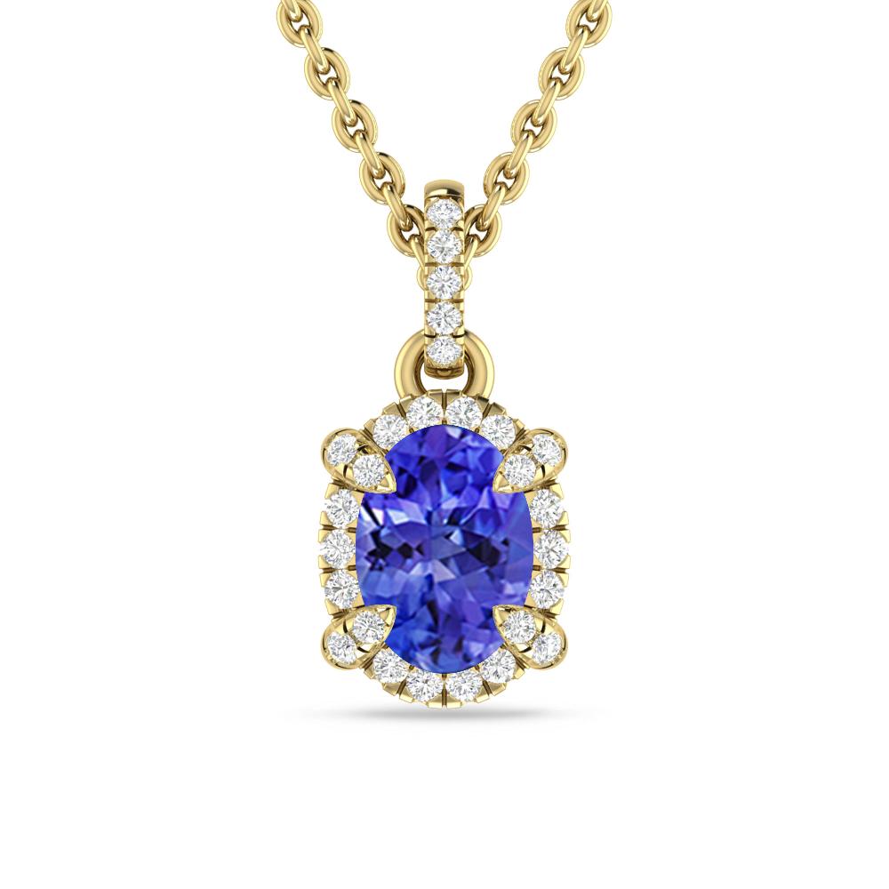 Yellow Gold - Tanzanite