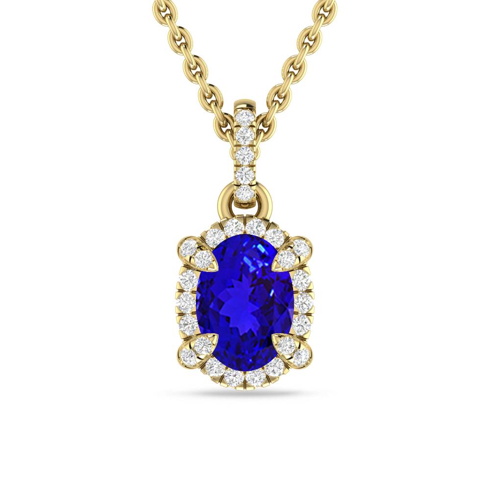 Yellow Gold - Tanzanite