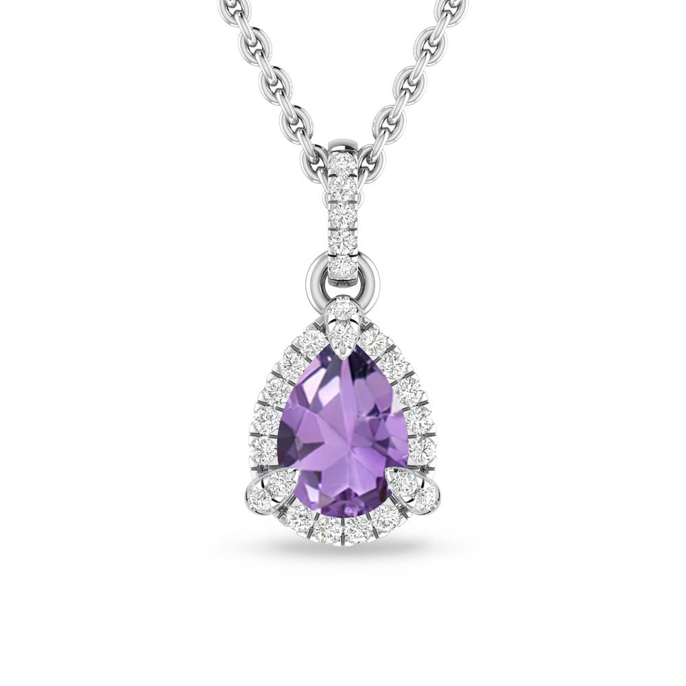 White Gold - Amethyst