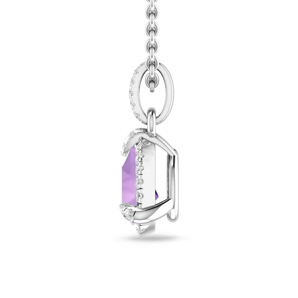 White Gold - Amethyst