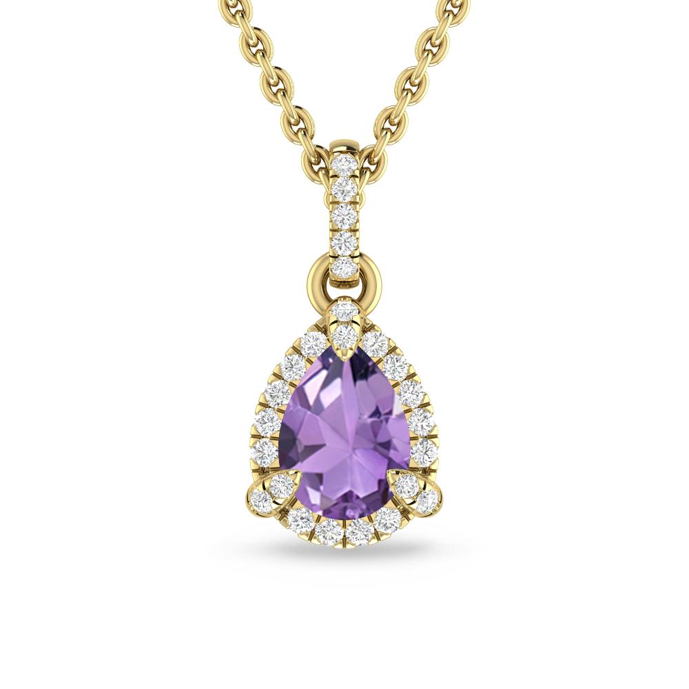 Yellow Gold - Amethyst