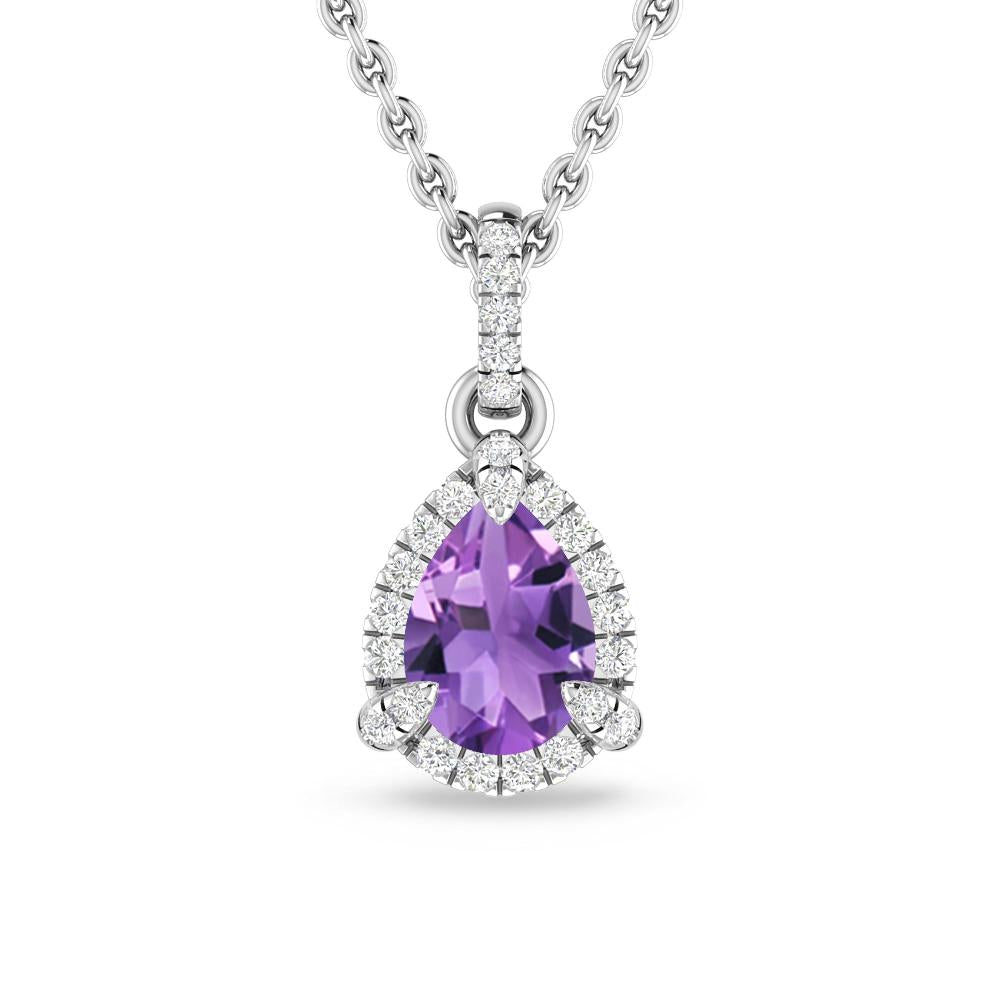 White Gold - Amethyst