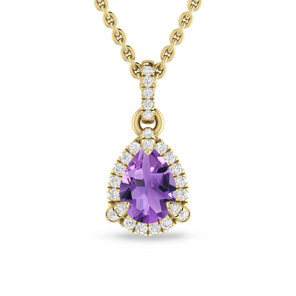 Yellow Gold - Amethyst