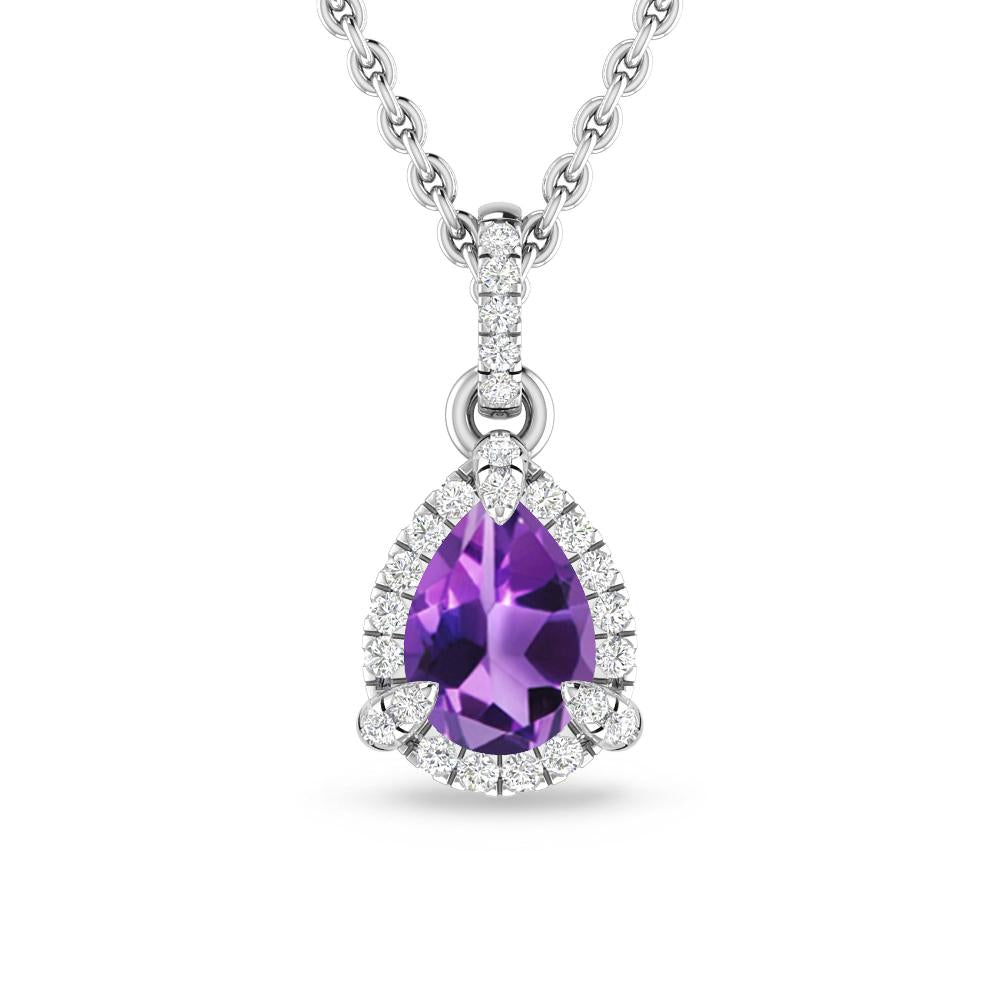 White Gold - Amethyst