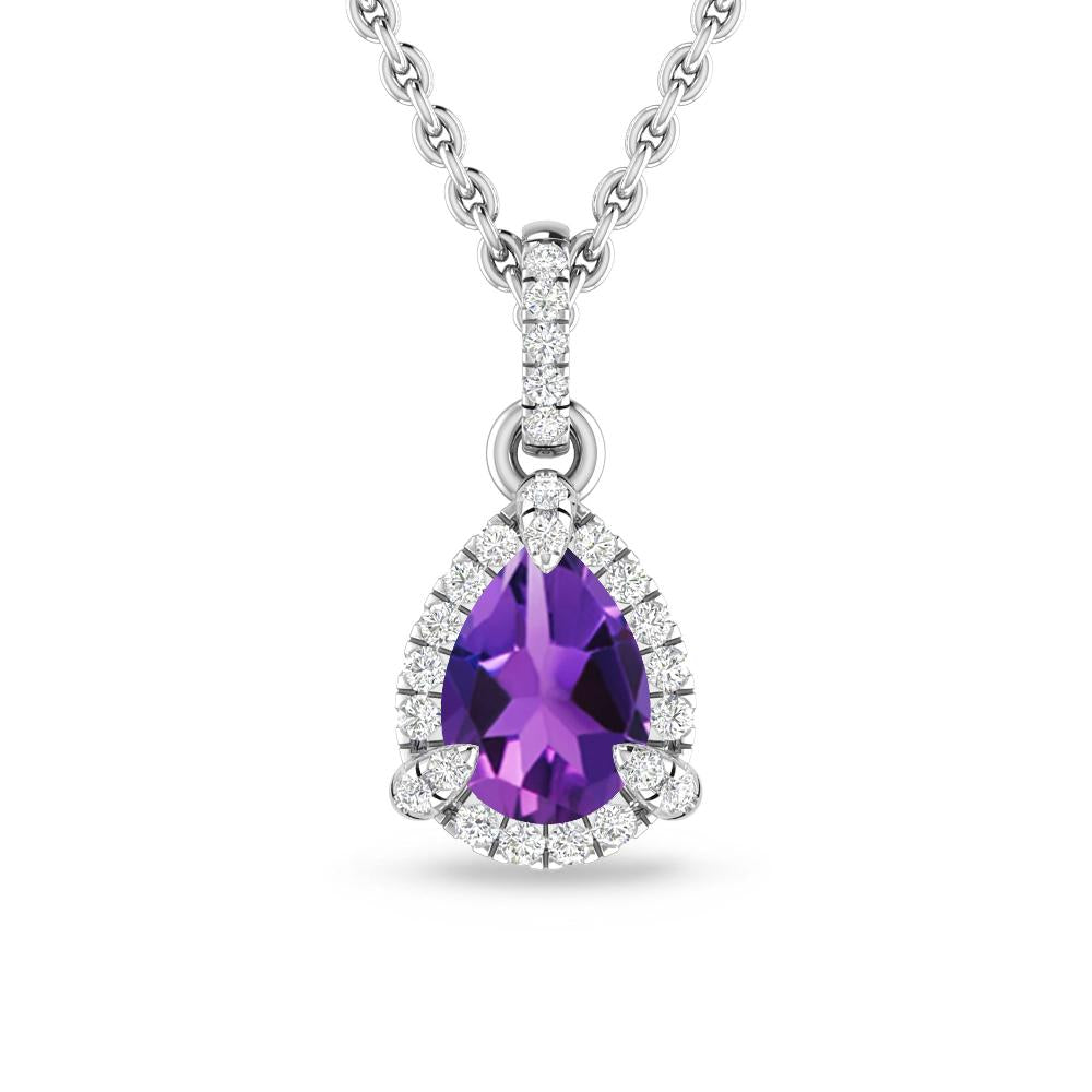 White Gold - Amethyst