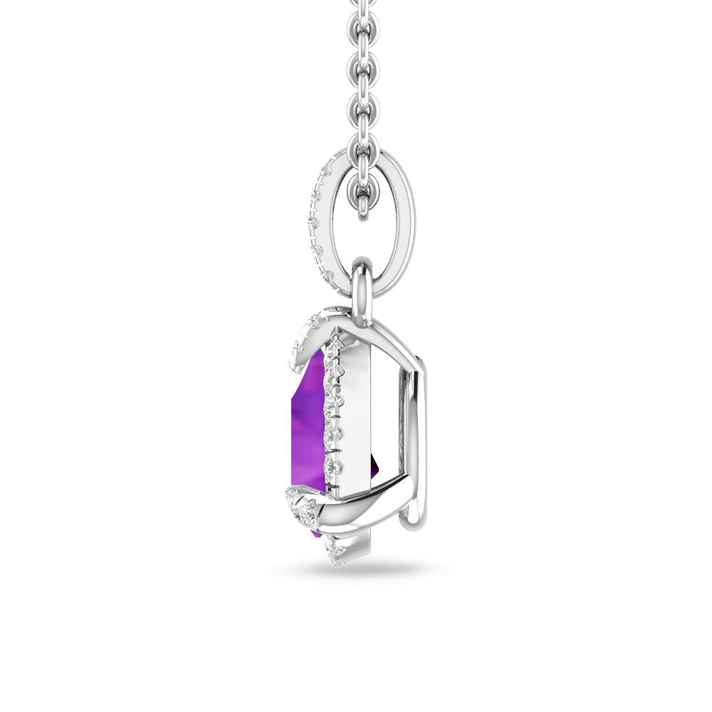 White Gold - Amethyst