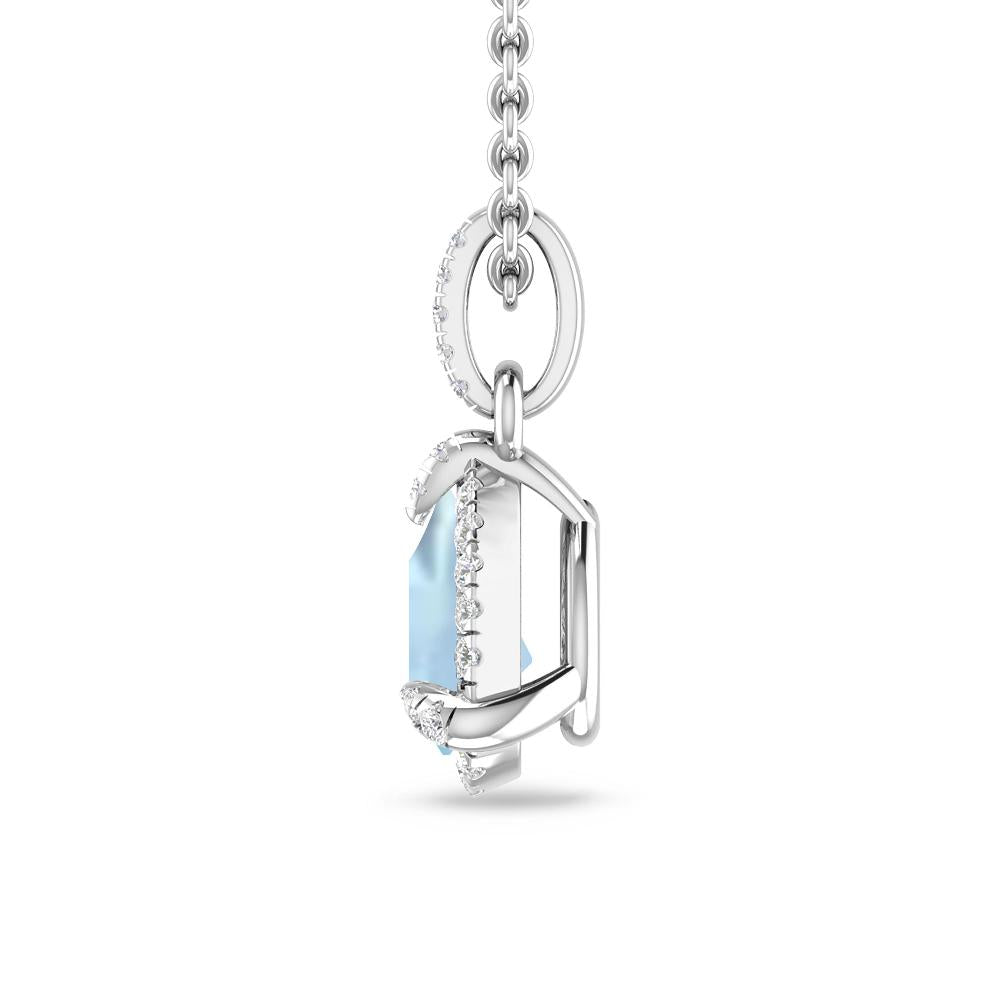 White Gold - Aquamarine