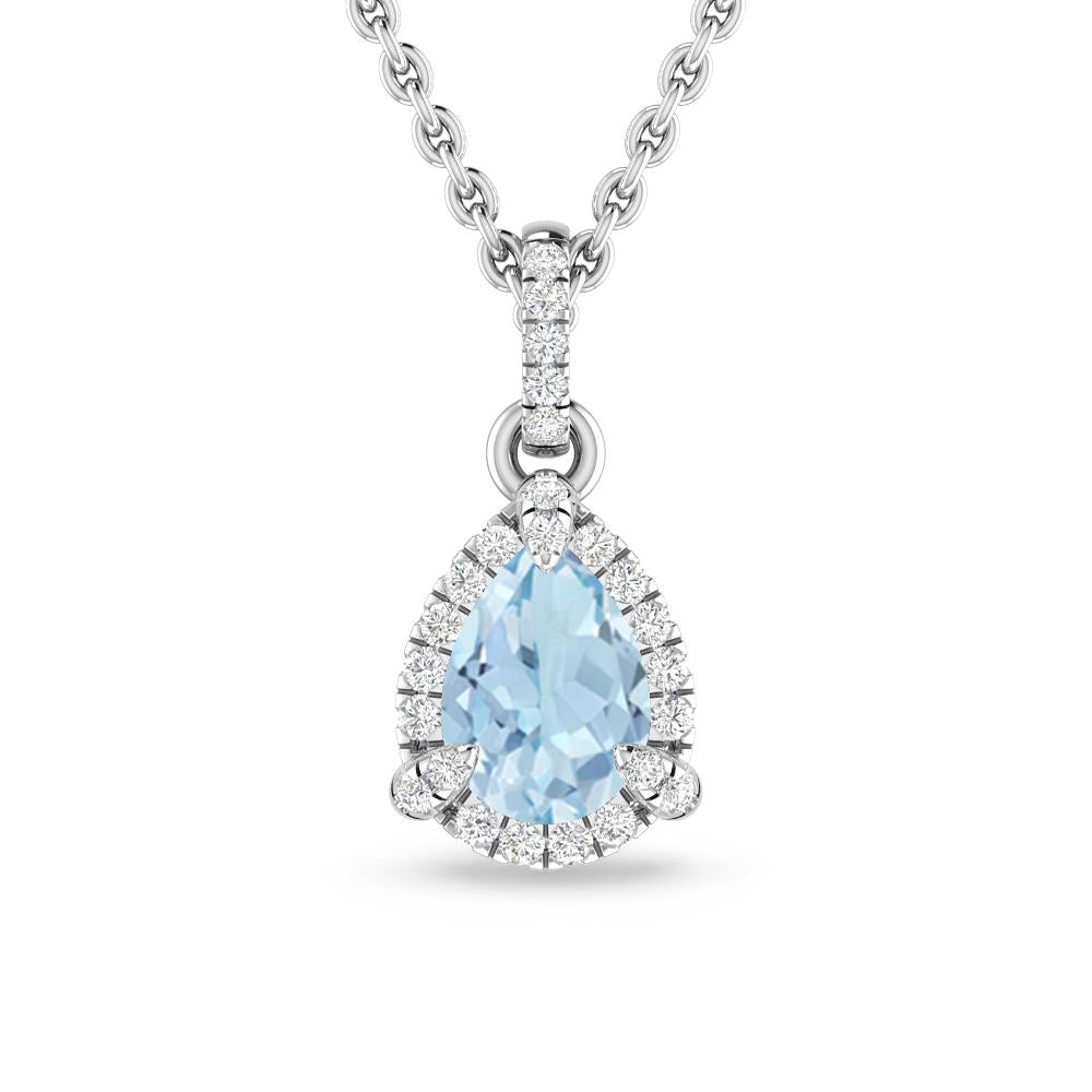 White Gold - Aquamarine