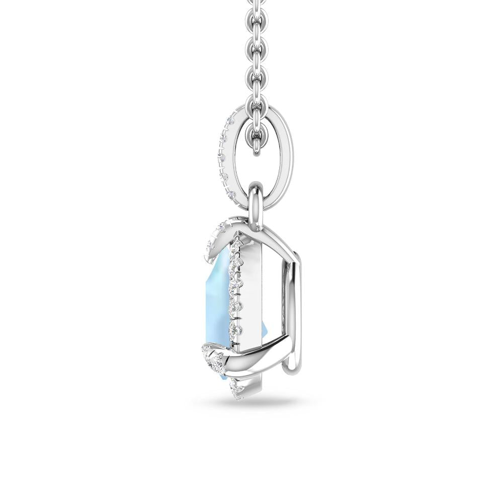 White Gold - Aquamarine