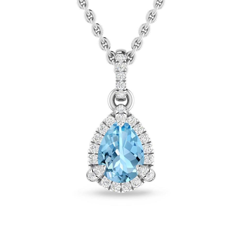 White Gold - Aquamarine